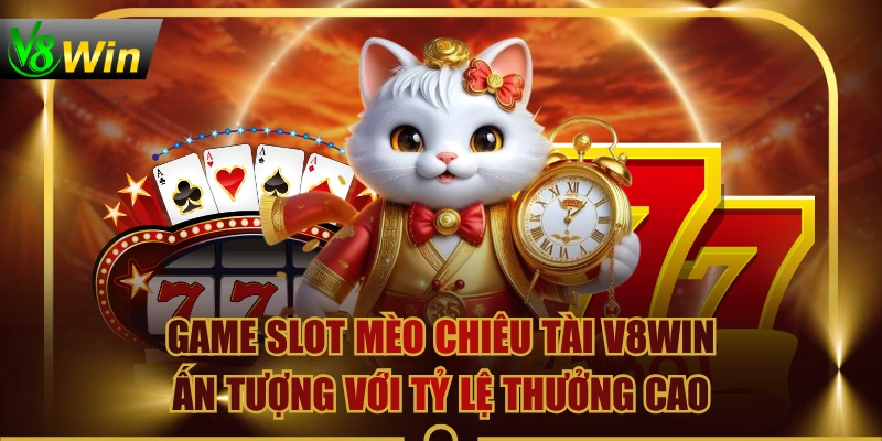 Game Slot Mèo Chiêu Tài V8WIN Ấn Tượng Với Tỷ Lệ Thưởng Cao