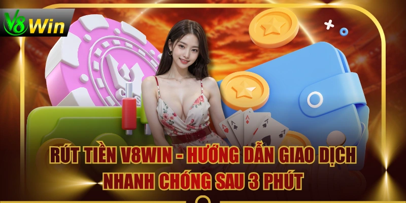 Rút Tiền V8WIN - Hướng Dẫn Giao Dịch Nhanh Chóng Sau 3 Phút